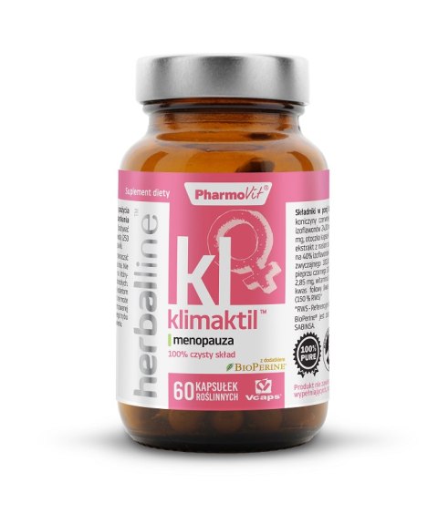 KAPSUŁKI NA MENOPAUZĘ (KLIMAKTIL) BEZGLUTENOWE 60 szt. - PHARMOVIT (HERBALLINE)