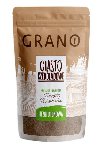 MIESZANKA DO WYPIEKU CIASTA CZEKOLADOWEGO BEZGLUTENOWA 400 g - GRANO