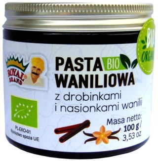 PASTA WANILIOWA BIO 100 g - ROYAL BRAND