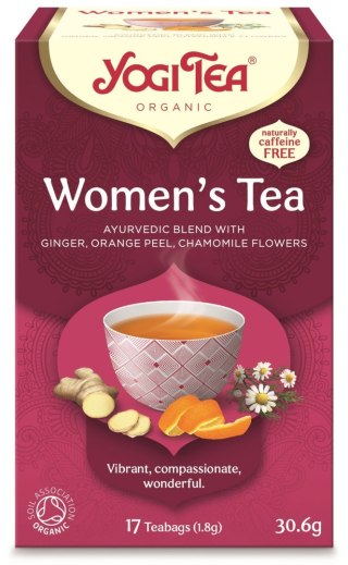 HERBATKA DLA KOBIET (WOMEN'S TEA) BIO (17 x 1,8 g) 30,6 g - YOGI TEA