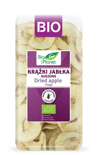 KRĄŻKI JABŁKA SUSZONE BEZGLUTENOWE BIO 100 g - BIO PLANET