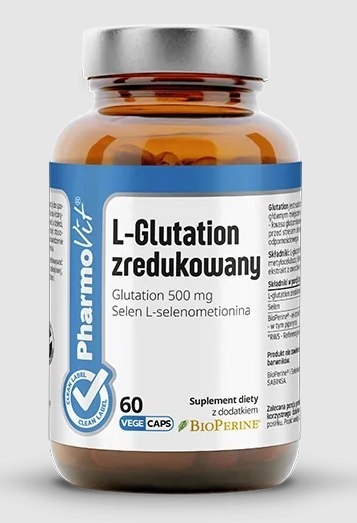 L-GLUTATION ZREDUKOWANY BEZGLUTENOWY 60 KAPSUŁEK - PHARMOVIT (CLEAN LABEL)