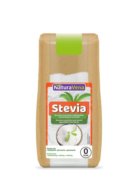 STEVIA (NA BAZIE ERYTRYTOLU I GLIKOZYDÓW STEWIOLOWYCH ZE STEWII) 150 g - NATURAVENA