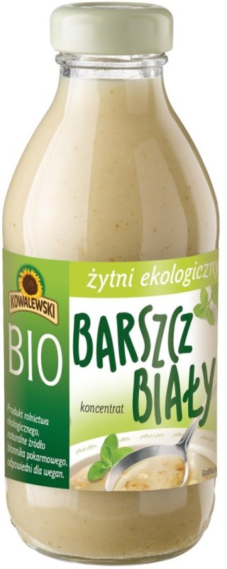 BARSZCZ BIAŁY ŻYTNI KONCENTRAT BIO 320 ml - KOWALEWSKI