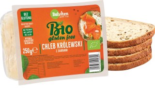 CHLEB KRÓLEWSKI Z ZIARNAMI KROJONY BEZGLUTENOWY BIO 250 g - BALVITEN