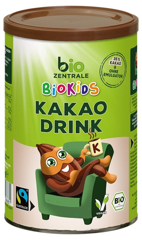 CZEKOLADA W PROSZKU DLA DZIECI FAIR TRADE BIO 300 g - BIO ZENTRALE (BIOKIDS)