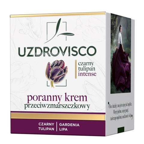 KREM DO TWARZY PRZECIWZMARSZCZKOWY NA DZIEŃ 50 ml - UZDROVISCO (CZARNY TULIPAN INTENSE)