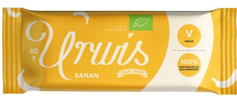 BATON BAKALIOWY Z BANANAMI "URWIS" BEZGLUTENOWY BIO 40 g - ZMIANY ZMIANY