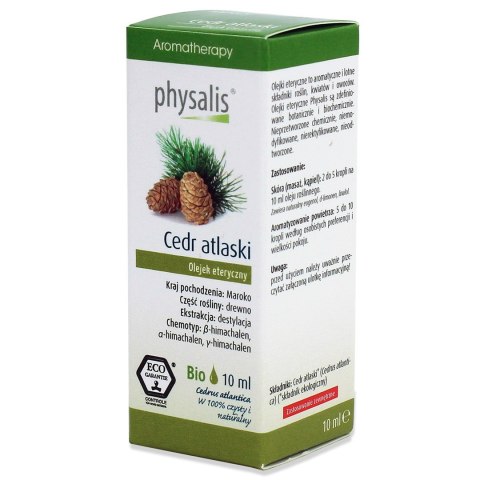 OLEJEK ETERYCZNY CEDR ATLASKI ECO 10 ml - PHYSALIS