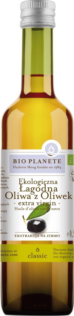 OLIWA Z OLIWEK EXTRA VIRGIN ŁAGODNA BIO 500 ml - BIO PLANETE