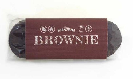 BATON BROWNIE BEZGLUTENOWY 50 g - BATON WARSZAWSKI