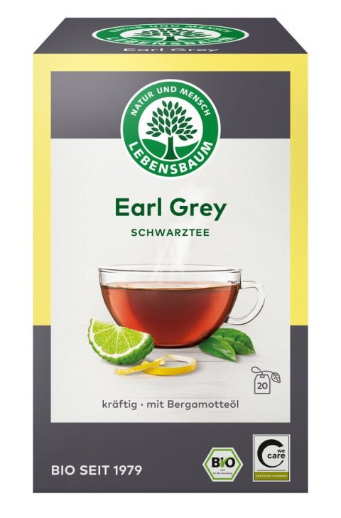 HERBATA CZARNA EARL GREY BIO (20 x 2 g) 40 g - LEBENSBAUM