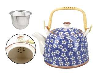 Czajnik ceramiczny z zaparzaczem
