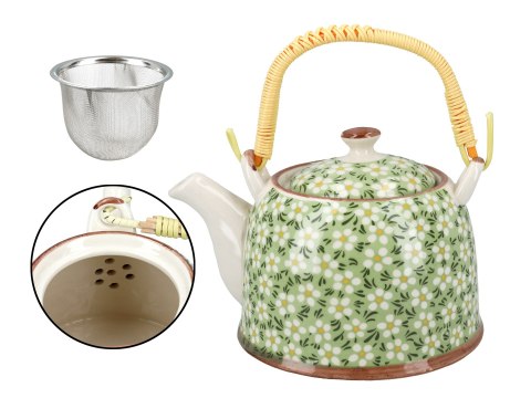 Czajnik ceramiczny z zaparzaczem Czajnik ceramiczny z zaparzaczem