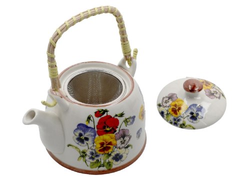Czajnik ceramiczny z zaparzaczem Czajnik ceramiczny z zaparzaczem