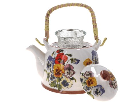 Czajnik ceramiczny z zaparzaczem Czajnik ceramiczny z zaparzaczem