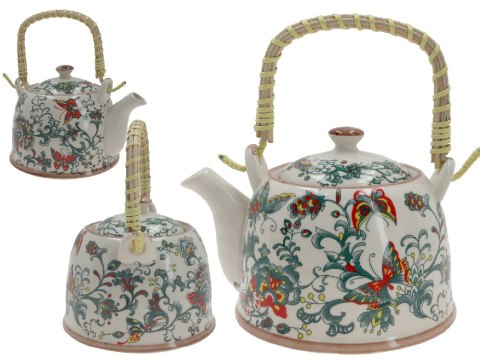 Czajnik ceramiczny z zaparzaczem Czajnik ceramiczny z zaparzaczem