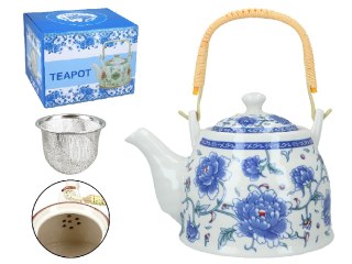 Czajnik ceramiczny z zaparzaczem