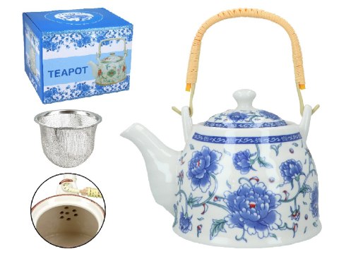 Czajnik ceramiczny z zaparzaczem Czajnik ceramiczny z zaparzaczem