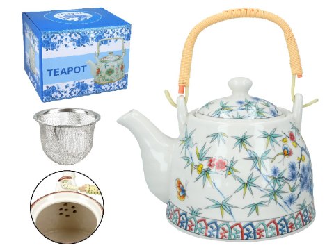 Czajnik ceramiczny z zaparzaczem Czajnik ceramiczny z zaparzaczem