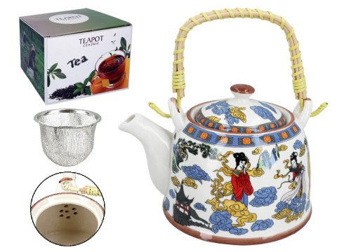 Czajnik ceramiczny z zaparzaczem Czajnik ceramiczny z zaparzaczem