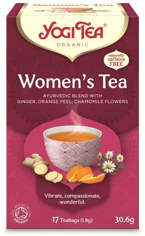 HERBATKA DLA KOBIET (WOMEN'S TEA) BIO (17 x 1,8 g) 30,6 g - YOGI TEA HERBATKA DLA KOBIET (WOMEN'S TEA) BIO (17 x 1,8 g) 30,6 g - YOGI TEA