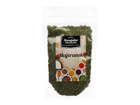 MAJERANEK SUSZONY OCZYSZCZONY 500G Swojska Piwniczka MAJERANEK SUSZONY OCZYSZCZONY 500G Swojska Piwniczka