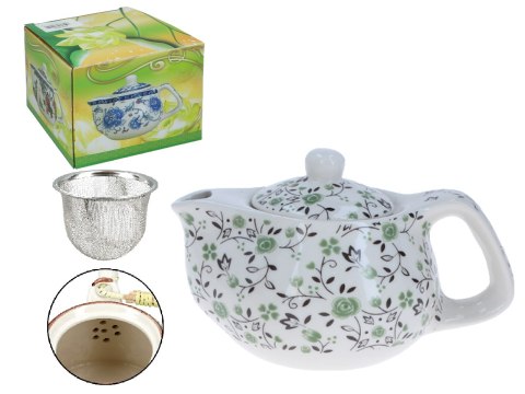 Czajnik ceramiczny z zaparzaczem