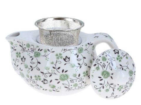 Czajnik ceramiczny z zaparzaczem