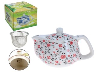 Czajnik ceramiczny z zaparzaczem