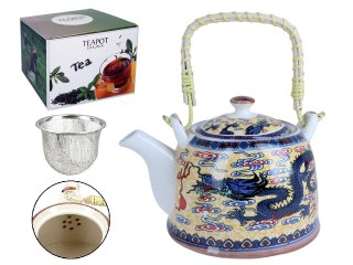 Czajnik ceramiczny z zaparzaczem