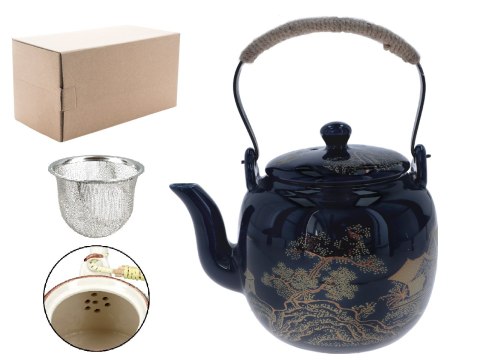 Czajnik ceramiczny z zaparzaczem Czajnik ceramiczny z zaparzaczem