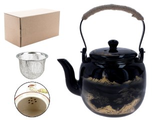 Czajnik ceramiczny z zaparzaczem