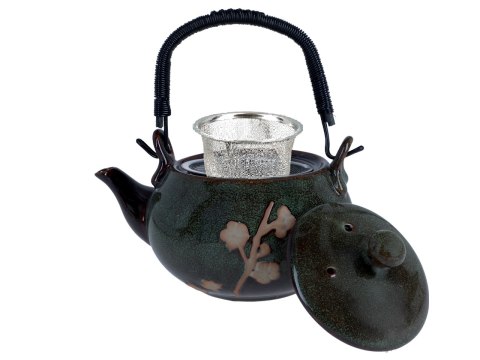 Czajnik ceramiczny z zaparzaczem