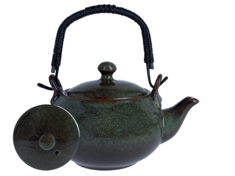 Czajnik ceramiczny z zaparzaczem