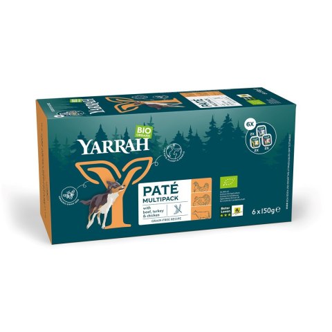 (DLA PSA) MULTIPACK PASZTET BIO (6 x 150 g) 900 g - YARRAH (DLA PSA) MULTIPACK PASZTET BIO (6 x 150 g) 900 g - YARRAH