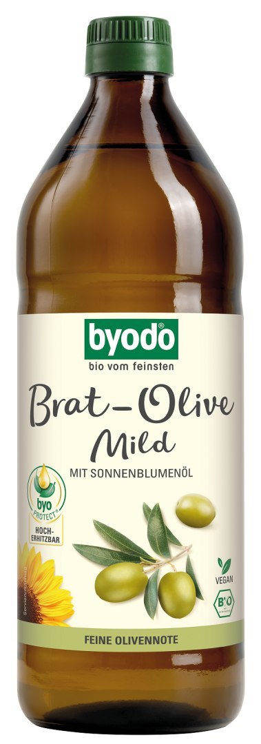 OLIWA Z OLIWEK Z OLEJEM SŁONECZNIKOWYM DO GOTOWANIA I SMAŻENIA BIO 750 ml - BYODO OLIWA Z OLIWEK Z OLEJEM SŁONECZNIKOWYM DO GOTOWANIA I SMAŻENIA BIO 750 ml - BYODO