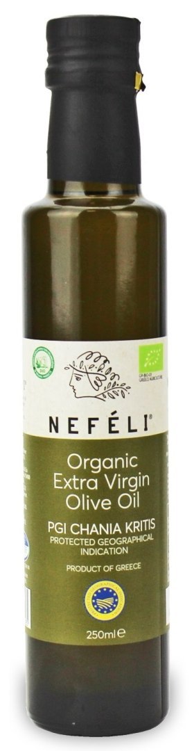 OLIWA Z OLIWEK EXTRA VIRGIN KRETA P.G.I. BIO 250 ml - NEFELI OLIWA Z OLIWEK EXTRA VIRGIN KRETA P.G.I. BIO 250 ml - NEFELI