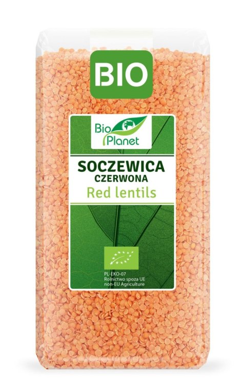 SOCZEWICA CZERWONA BIO 500 g - BIO PLANET SOCZEWICA CZERWONA BIO 500 g - BIO PLANET
