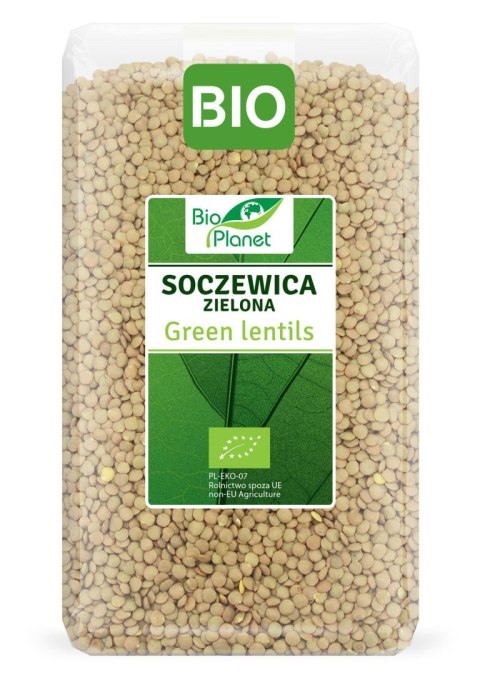 SOCZEWICA ZIELONA BIO 1 kg - BIO PLANET SOCZEWICA ZIELONA BIO 1 kg - BIO PLANET