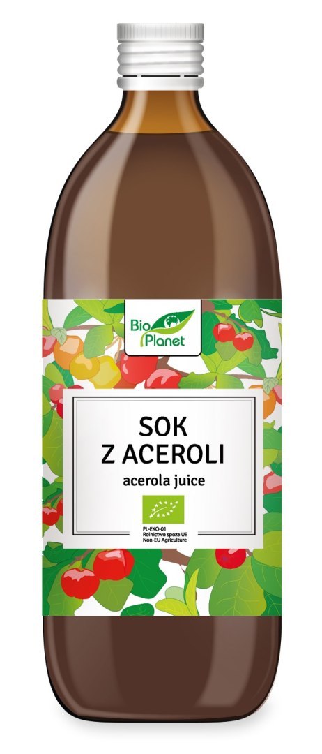 SOK Z ACEROLI NFC BIO 500 ml - BIO PLANET SOK Z ACEROLI NFC BIO 500 ml - BIO PLANET