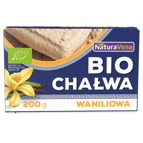 CHAŁWA O SMAKU WANILIOWYM BIO 200 g - NATURAVENA CHAŁWA O SMAKU WANILIOWYM BIO 200 g - NATURAVENA