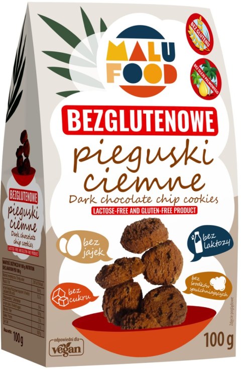 CIASTKA PIEGUSKI CIEMNE BEZ CUKRU BEZGLUTENOWE 100 g - MALU FOOD CIASTKA PIEGUSKI CIEMNE BEZ CUKRU BEZGLUTENOWE 100 g - MALU FOOD