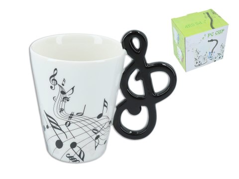 Kubek muzyczny - klucz wiolinowy Kubek muzyczny - klucz wiolinowy
