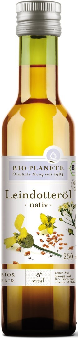 OLEJ Z LNIANKI (RYDZOWY) TŁOCZONY NA ZIMNO BIO 250 ml - BIO PLANETE OLEJ Z LNIANKI (RYDZOWY) TŁOCZONY NA ZIMNO BIO 250 ml - BIO PLANETE