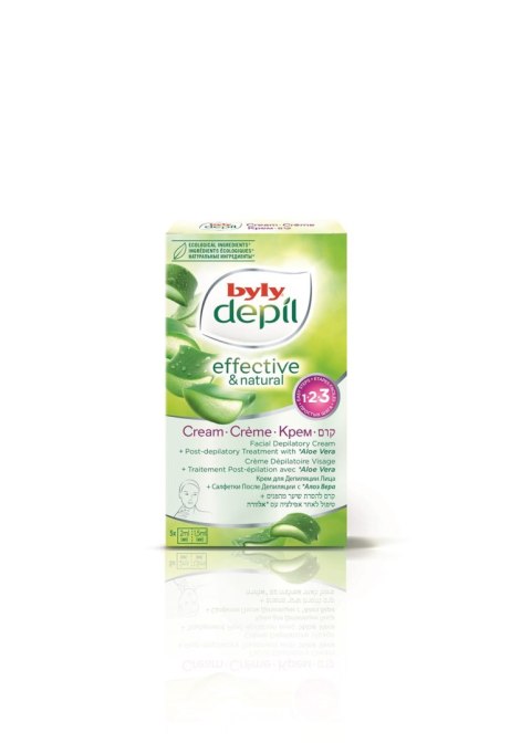 KREM DO DEPILACJI TWARZY ALOE VERA W SASZETKACH - BYLY KREM DO DEPILACJI TWARZY ALOE VERA W SASZETKACH - BYLY