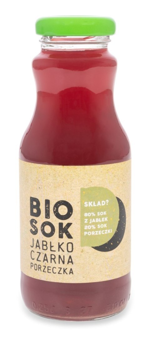 SOK JABŁKOWO - PORZECZKOWY NFC BIO 250 ml - OWOCOWE SMAKI SOK JABŁKOWO - PORZECZKOWY NFC BIO 250 ml - OWOCOWE SMAKI