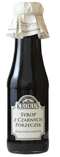 SYROP Z CZARNEJ PORZECZKI BEZGLUTENOWY 355 g (280 ml) - KROKUS SYROP Z CZARNEJ PORZECZKI BEZGLUTENOWY 355 g (280 ml) - KROKUS
