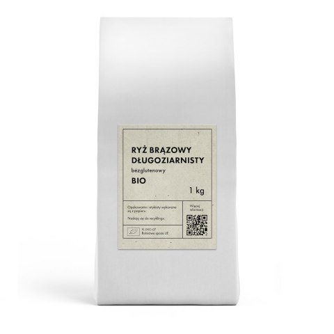 RYŻ BRĄZOWY DŁUGOZIARNISTY BEZGLUTENOWY BIO 1 kg - THE PLANET RYŻ BRĄZOWY DŁUGOZIARNISTY BEZGLUTENOWY BIO 1 kg - THE PLANET