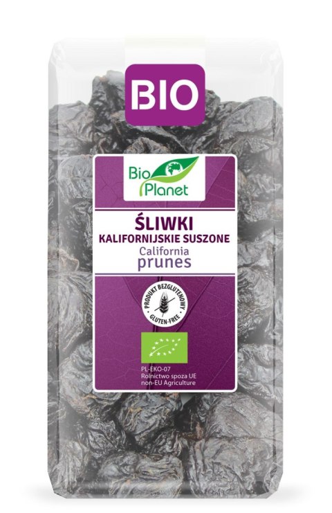 ŚLIWKI KALIFORNIJSKIE SUSZONE BEZGLUTENOWE BIO 400 g - BIO PLANET ŚLIWKI KALIFORNIJSKIE SUSZONE BEZGLUTENOWE BIO 400 g - BIO PLANET